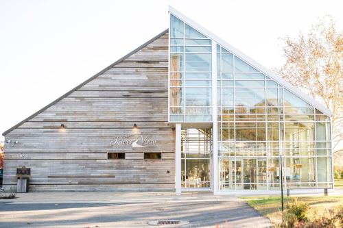 The Review View event center building.